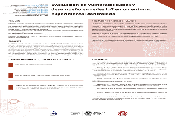 Evaluación de Vulnerabilidades y Desempeño en Redes IoT